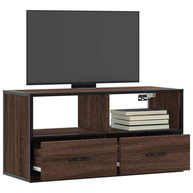 vidaXL Schrankmodule TV-Schrank Braun Eiche 80x31x39,5 cm Holzwerkstoff und günstig online kaufen