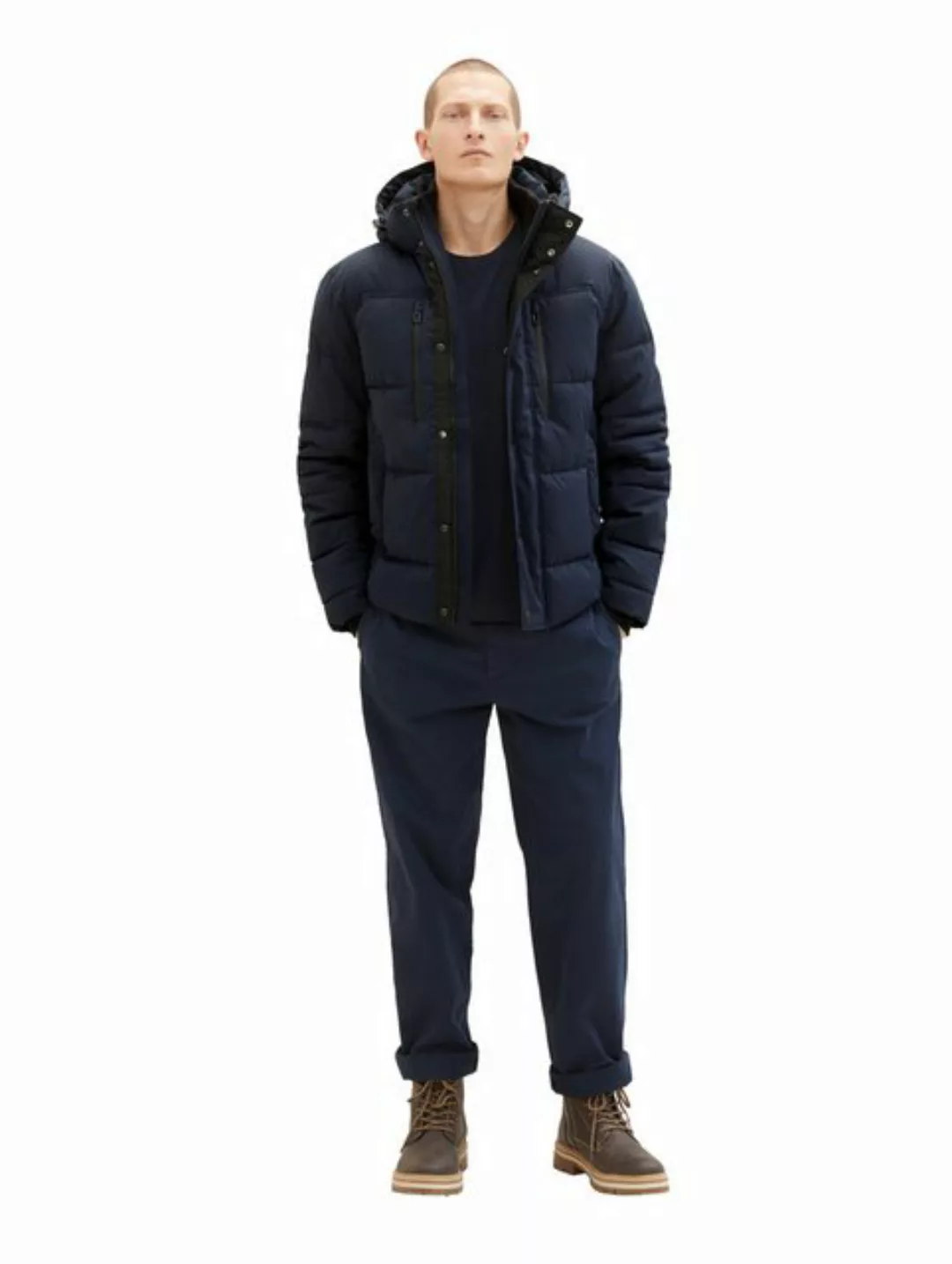 TOM TAILOR Anorak Pufferjacke mit abnehmbarer Kapuze günstig online kaufen