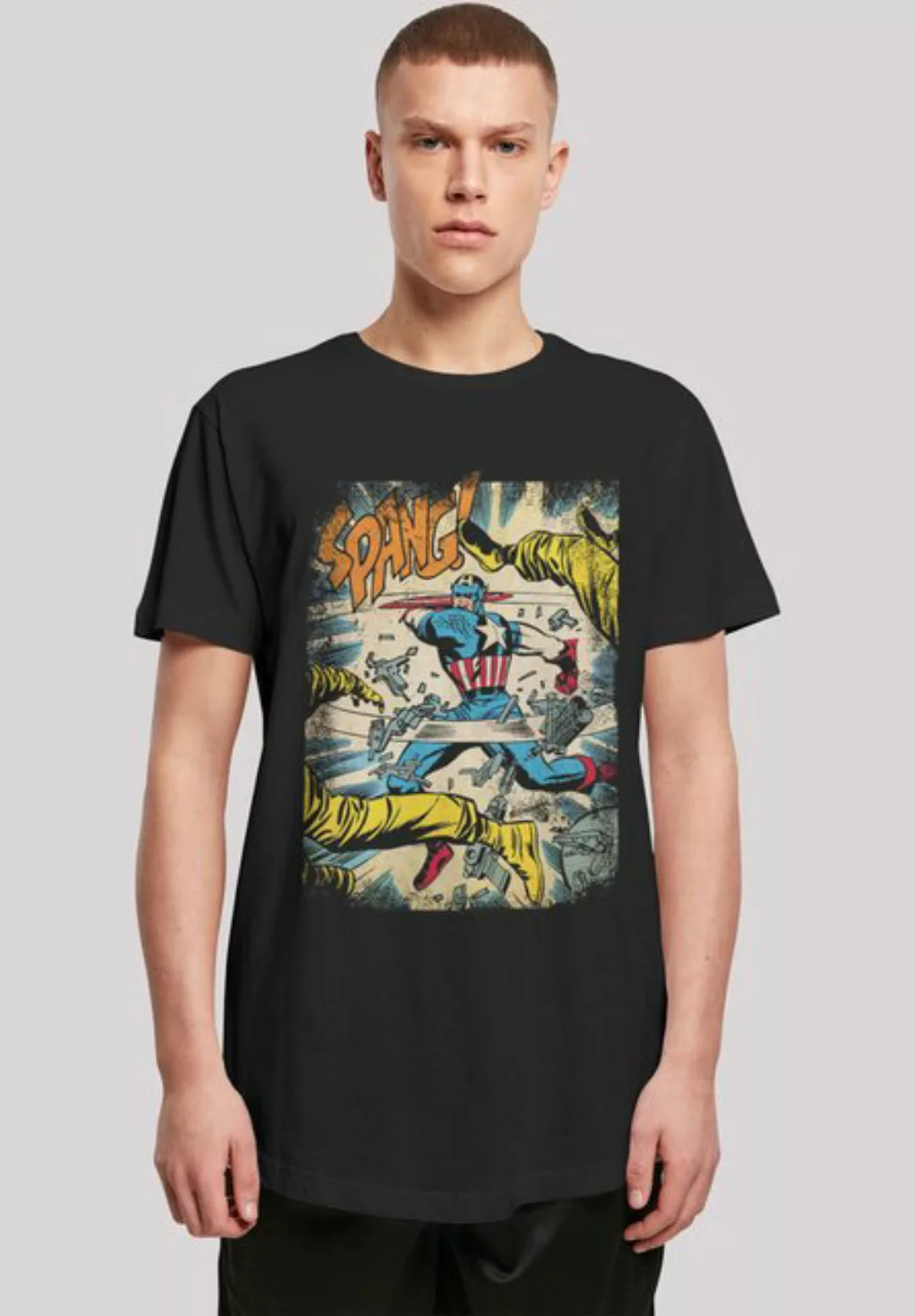 F4NT4STIC T-Shirt Marvel Captain America Spang Print günstig online kaufen