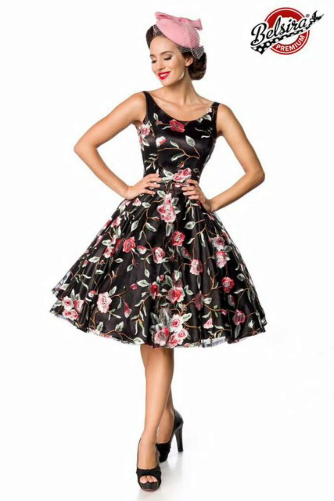 BELSIRA Trachtenkleid Belsira - Premium Vintage Blumenkleid - (4XL,L,M,S,2X günstig online kaufen