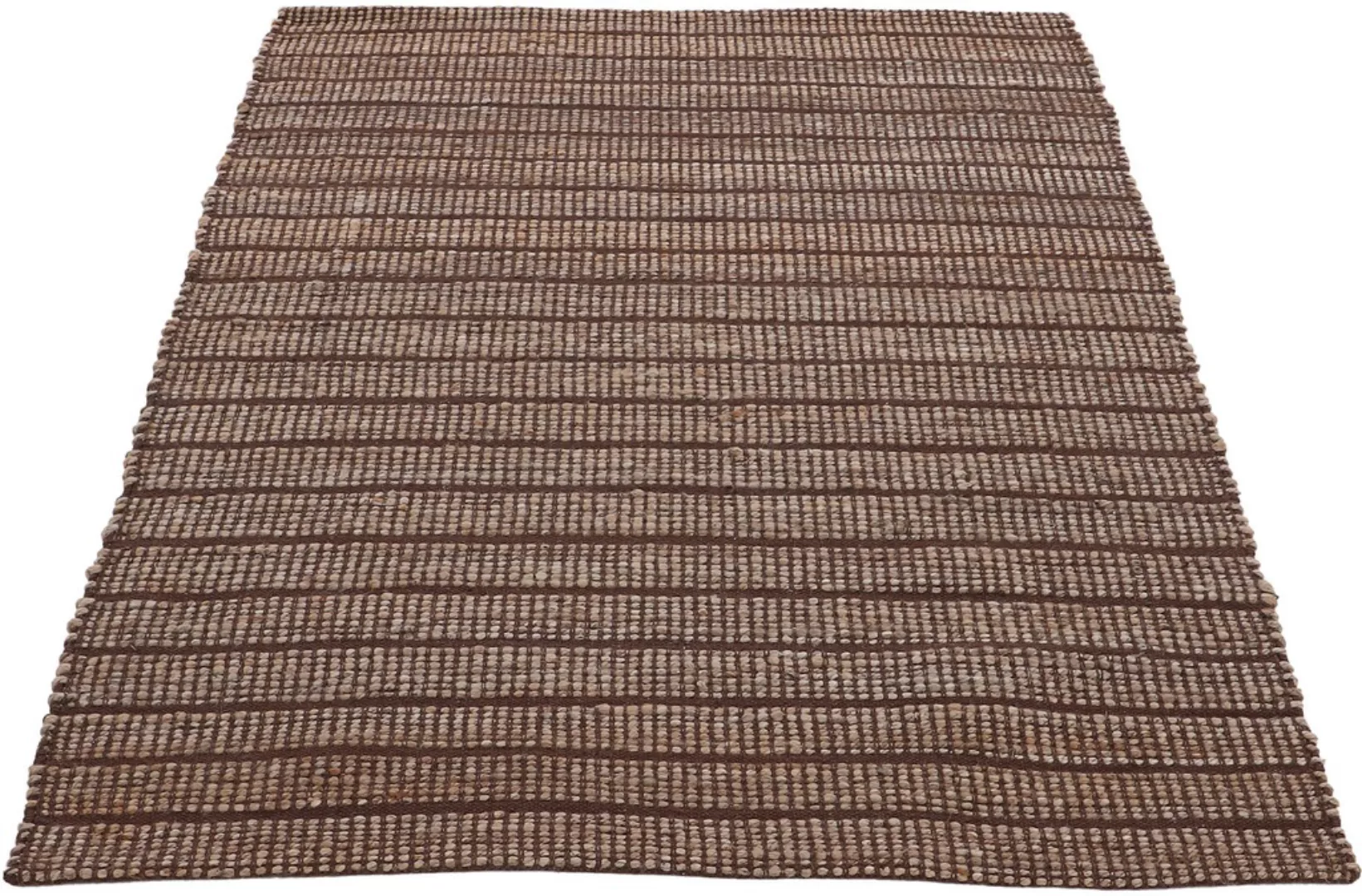 carpetfine Teppich »Lara«, rechteckig, 6 mm Höhe, Wendeteppich aus Jute/Bau günstig online kaufen