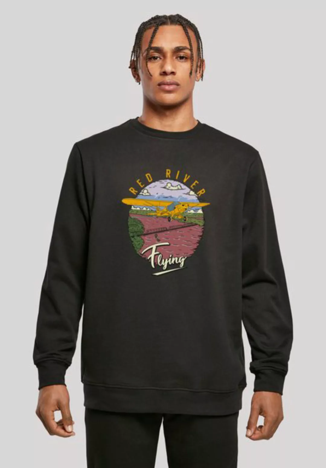 F4NT4STIC Kapuzenpullover "Red River Flying", Print günstig online kaufen