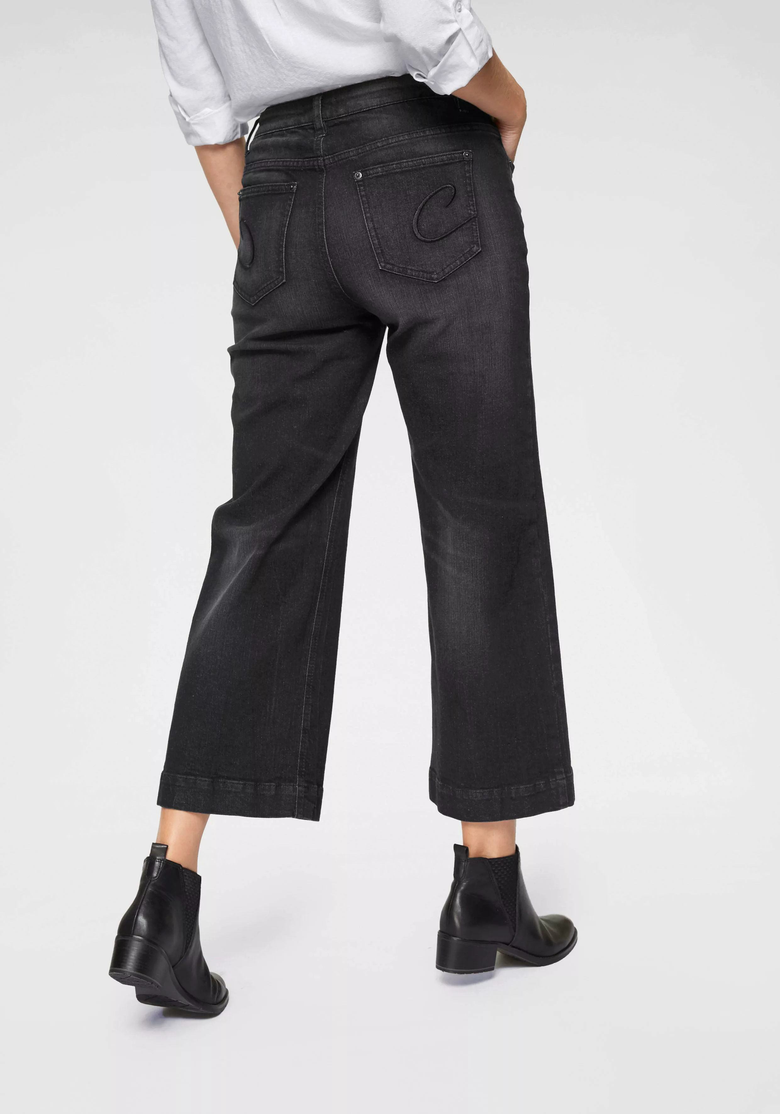 Aniston CASUAL 7/8-Jeans in Used-Waschung günstig online kaufen