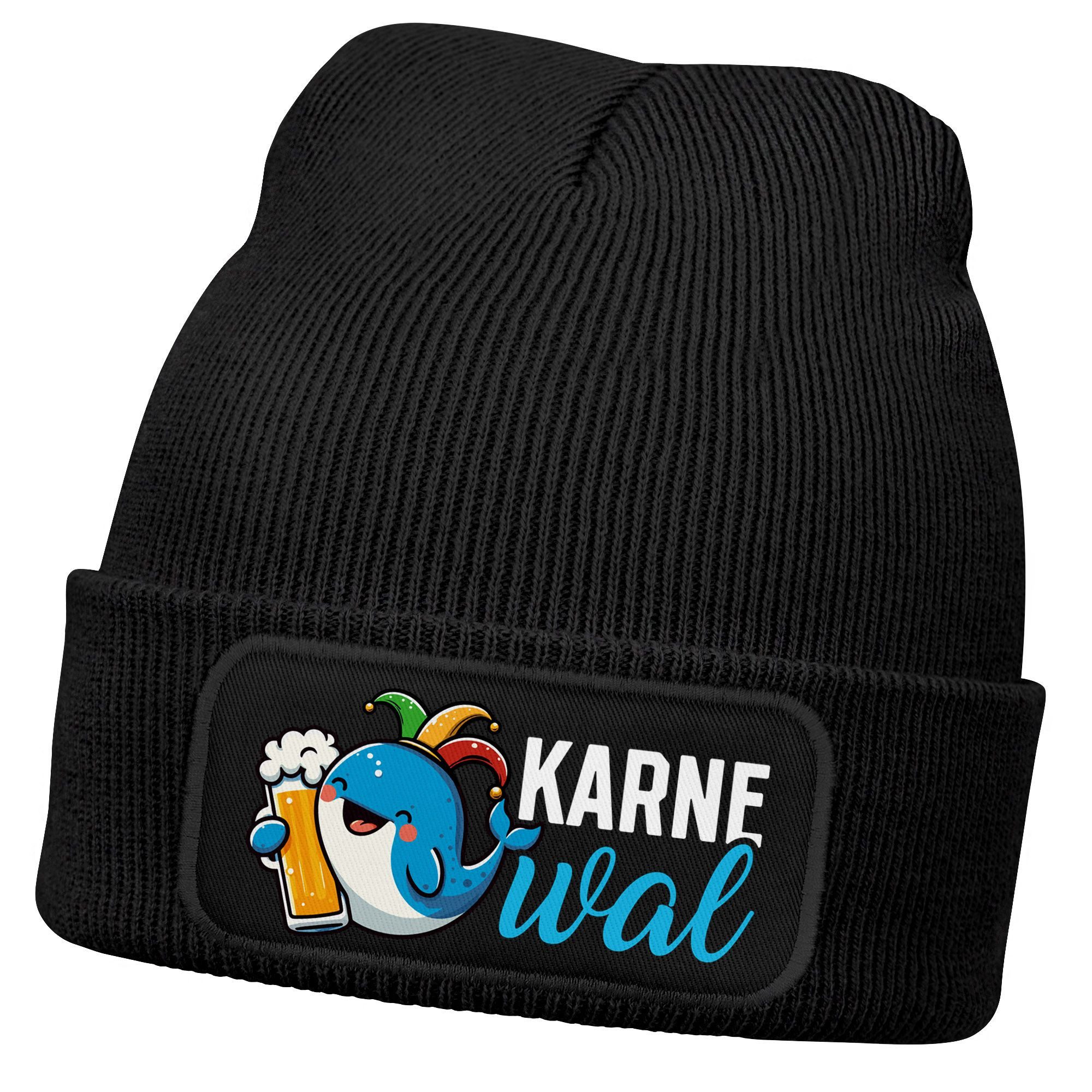 MoonWorks Strickmütze Herren Beanie Patch Fasching günstig online kaufen