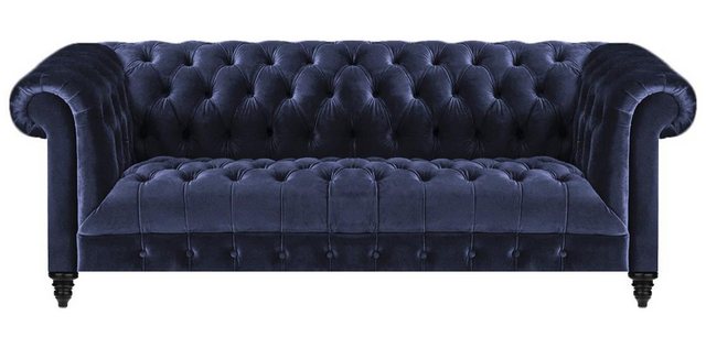 Xlmoebel Sofa Dreisitzer Chesterfield Sofagarnitur für das Wohnzimmer in Bl günstig online kaufen