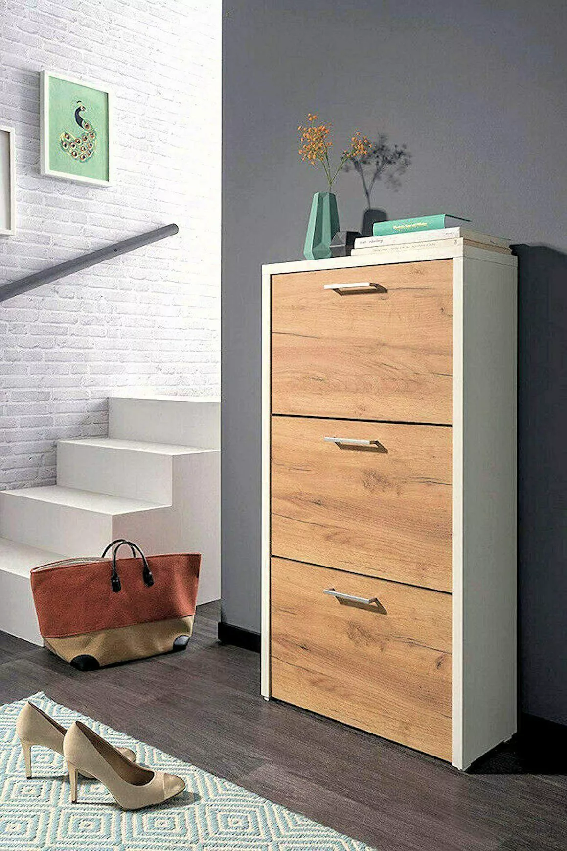 moebel-dich-auf Schuhkipper FULDA 1 (Schuhschrank Schuhregal günstig online kaufen