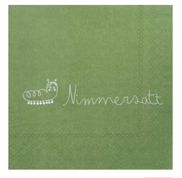 Dining Serviette Nimmersatt 33*33 cm günstig online kaufen