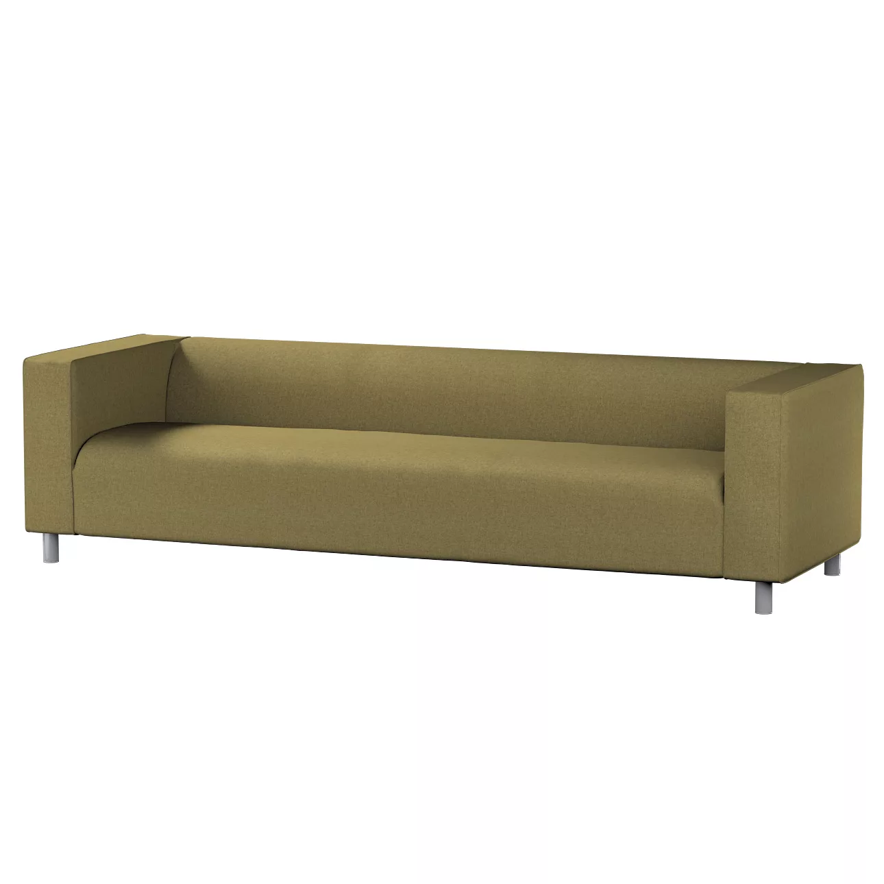 Bezug für Klippan 4-Sitzer Sofa, olivgrün, Bezug für Klippan 4-Sitzer, Madr günstig online kaufen