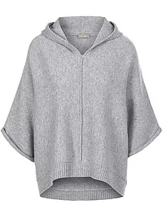 Hoodie-Pullover aus Schurwolle und Kaschmir include grau günstig online kaufen