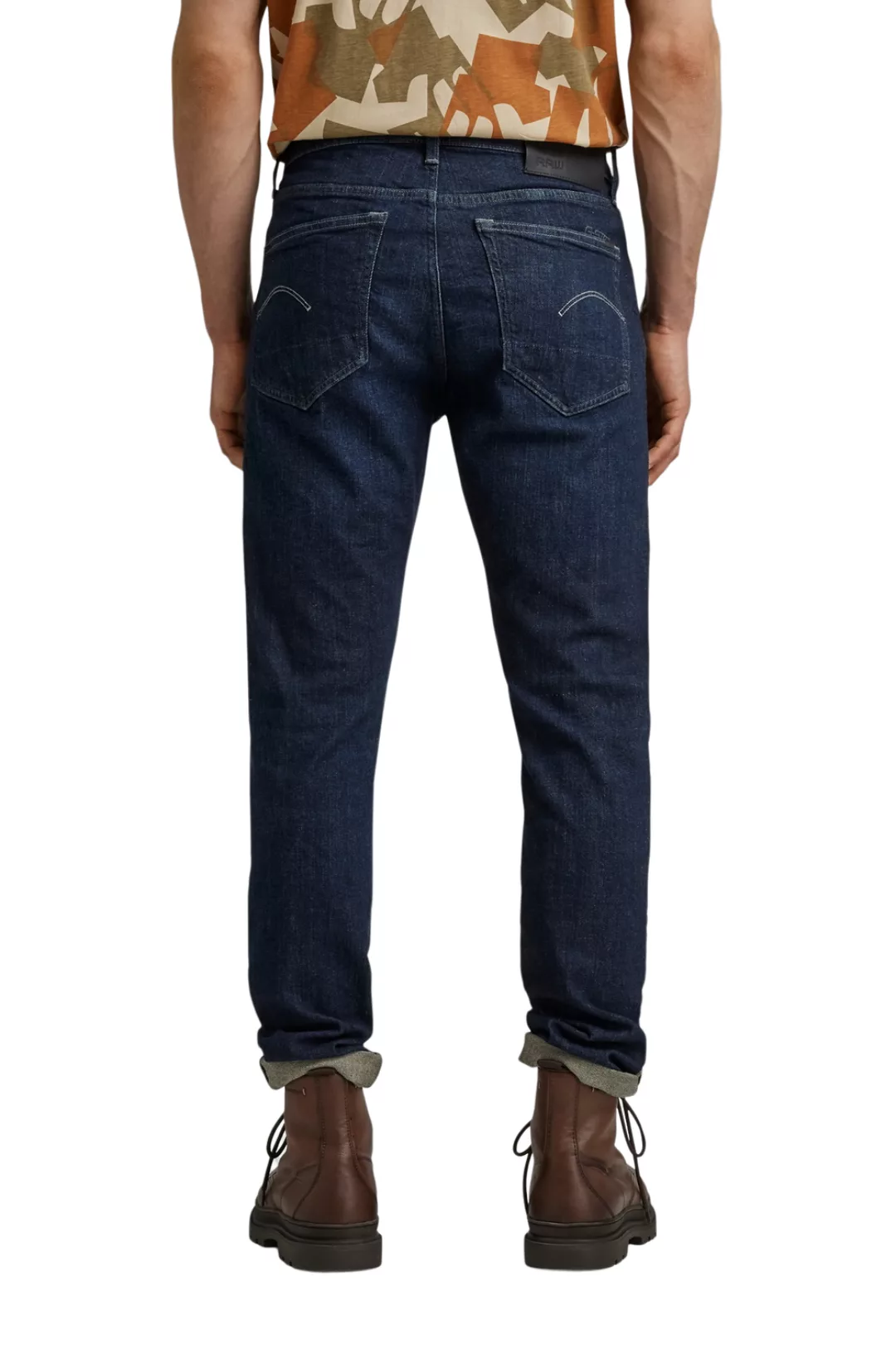 G-Star Herren Jeans 3301 Slim Fit - Blau - Worn In Deep Marine günstig online kaufen