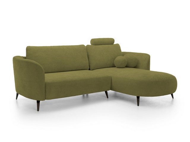 Goldstoff Ecksofa Zenit – L-förmiges Sofa mit Schlaffunktion, Stauraum & De günstig online kaufen