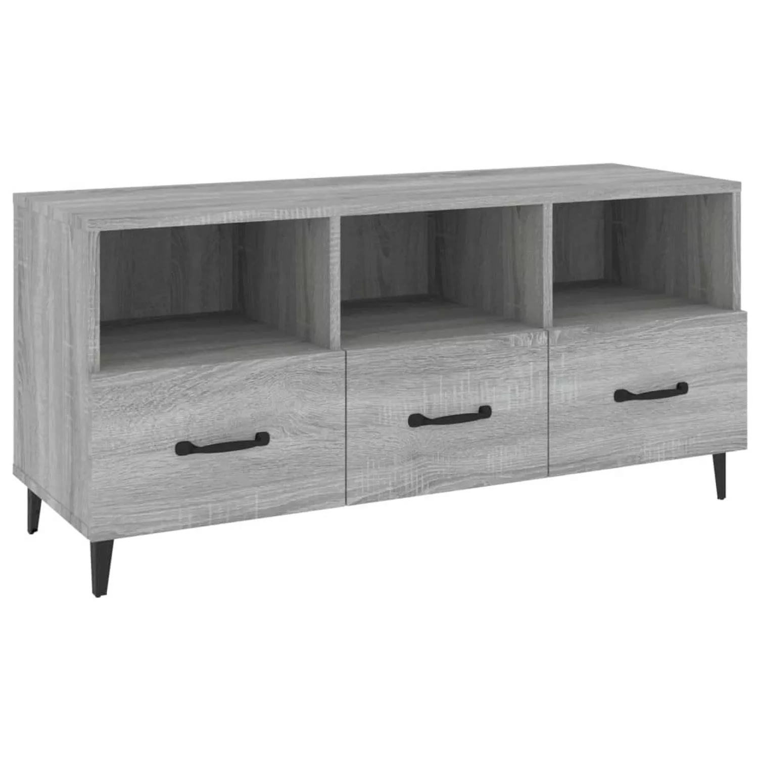 VidaXL TV-Schrank Grau Sonoma 102x35x50 cm Holzwerkstoff günstig online kaufen