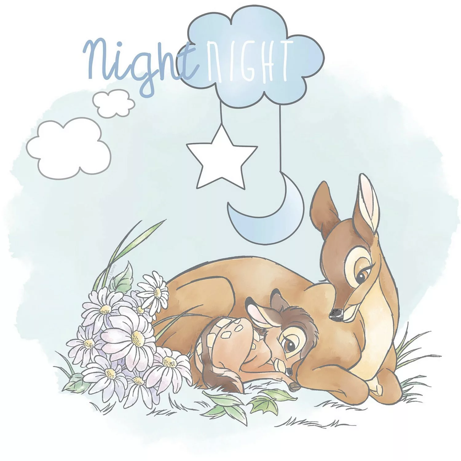 Komar Poster »Bambi Good Night«, Disney, (1 St.) günstig online kaufen