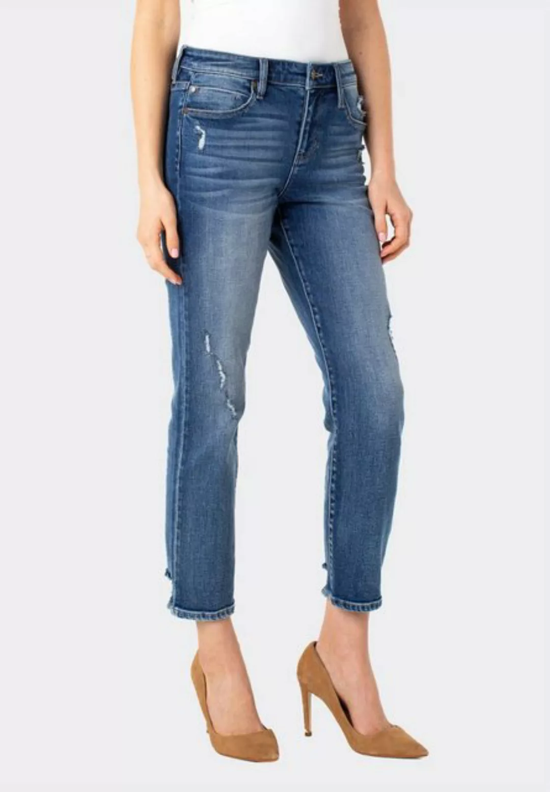 Liverpool 7/8-Jeans Kennedy Crop Straight Stretchy und komfortabel günstig online kaufen