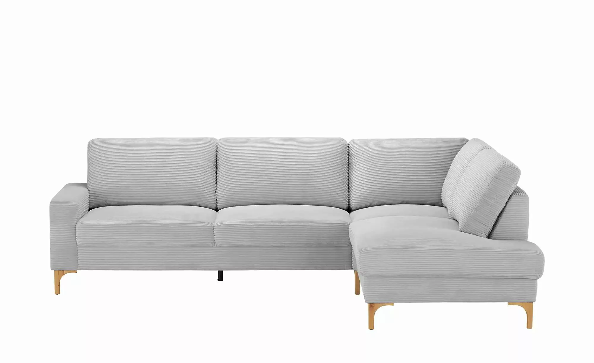 Gray & Jones Cord-Sofa  Capa ¦ grau ¦ Maße (cm): B: 276 H: 86 T: 200.0 Pols günstig online kaufen