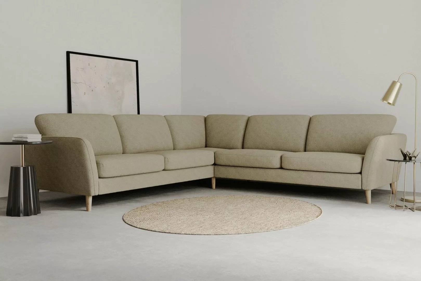 Home affaire Ecksofa MARSEILLE 278/278 cm, L-Form, gleichschenklig, aus Eic günstig online kaufen