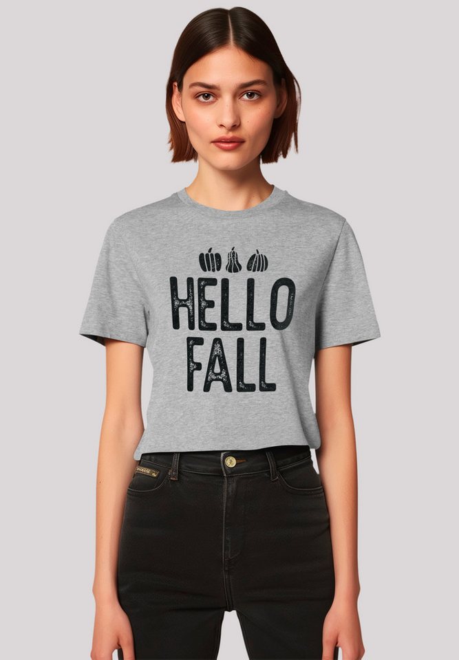 F4NT4STIC T-Shirt Hello Fall Herbst Premium Qualität, Halloween, Herbst günstig online kaufen