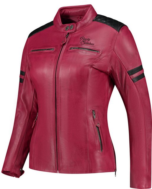 Rusty Stitches Motorradjacke Joyce V2 Damen Motorrad Lederjacke günstig online kaufen