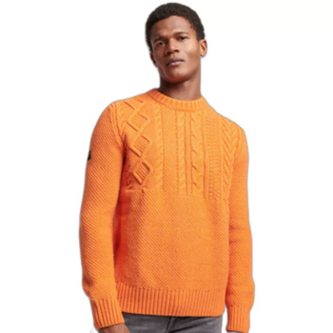 Superdry  Pullover Pull en maille torsadée épaules tombantes günstig online kaufen