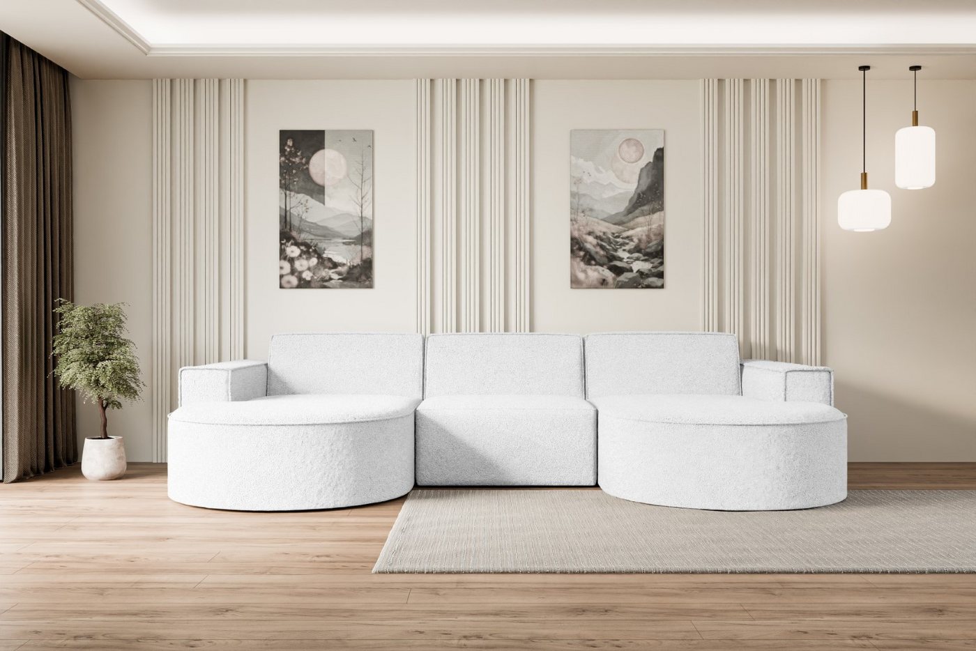 ALTDECOR Wohnlandschaft MARI-U1, Sofa Praktische Bequeme Funktionsecke Couc günstig online kaufen