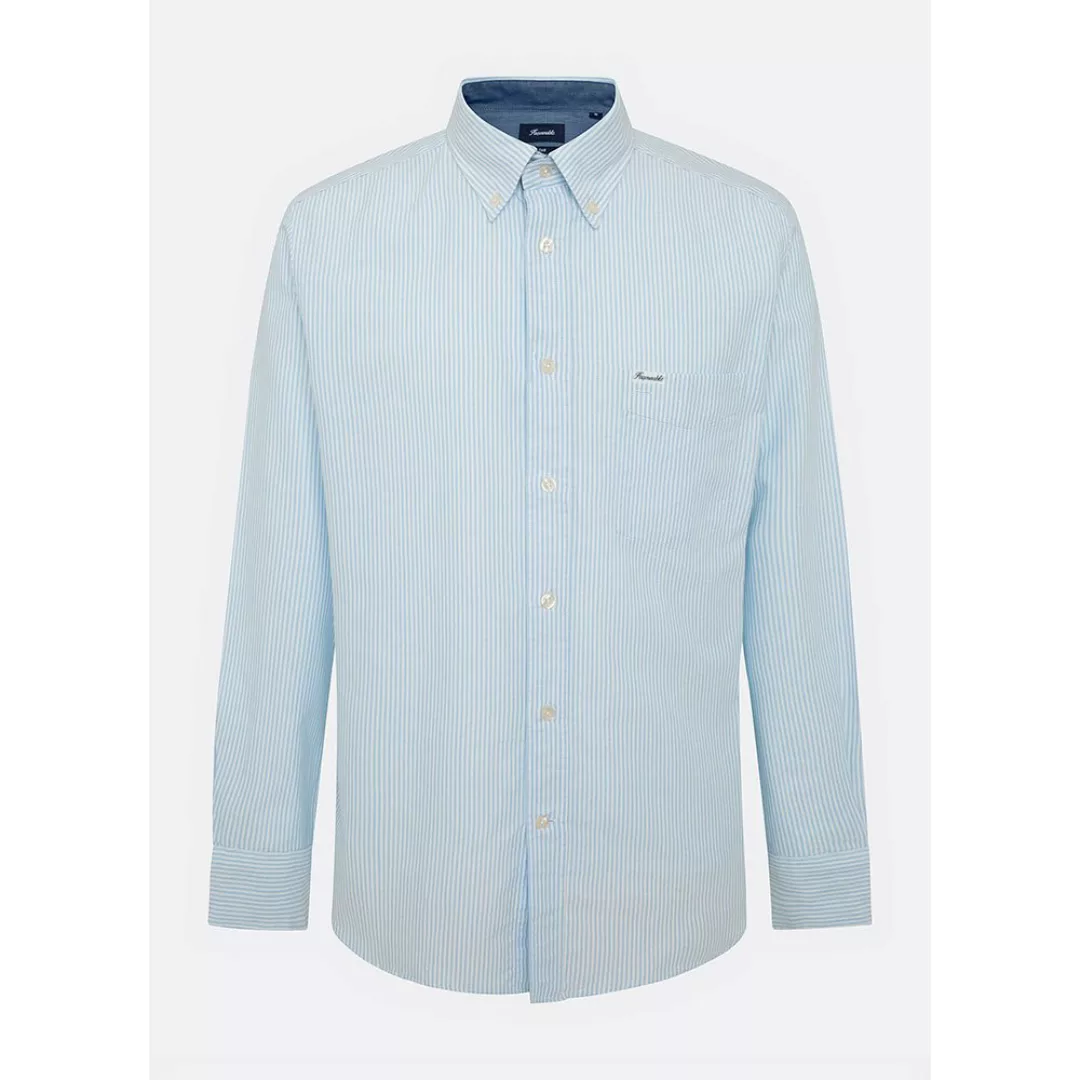 FaÇonnable Sportswear Club Button-down Oxford Stripe 38 Langarm Hemd L Azzu günstig online kaufen