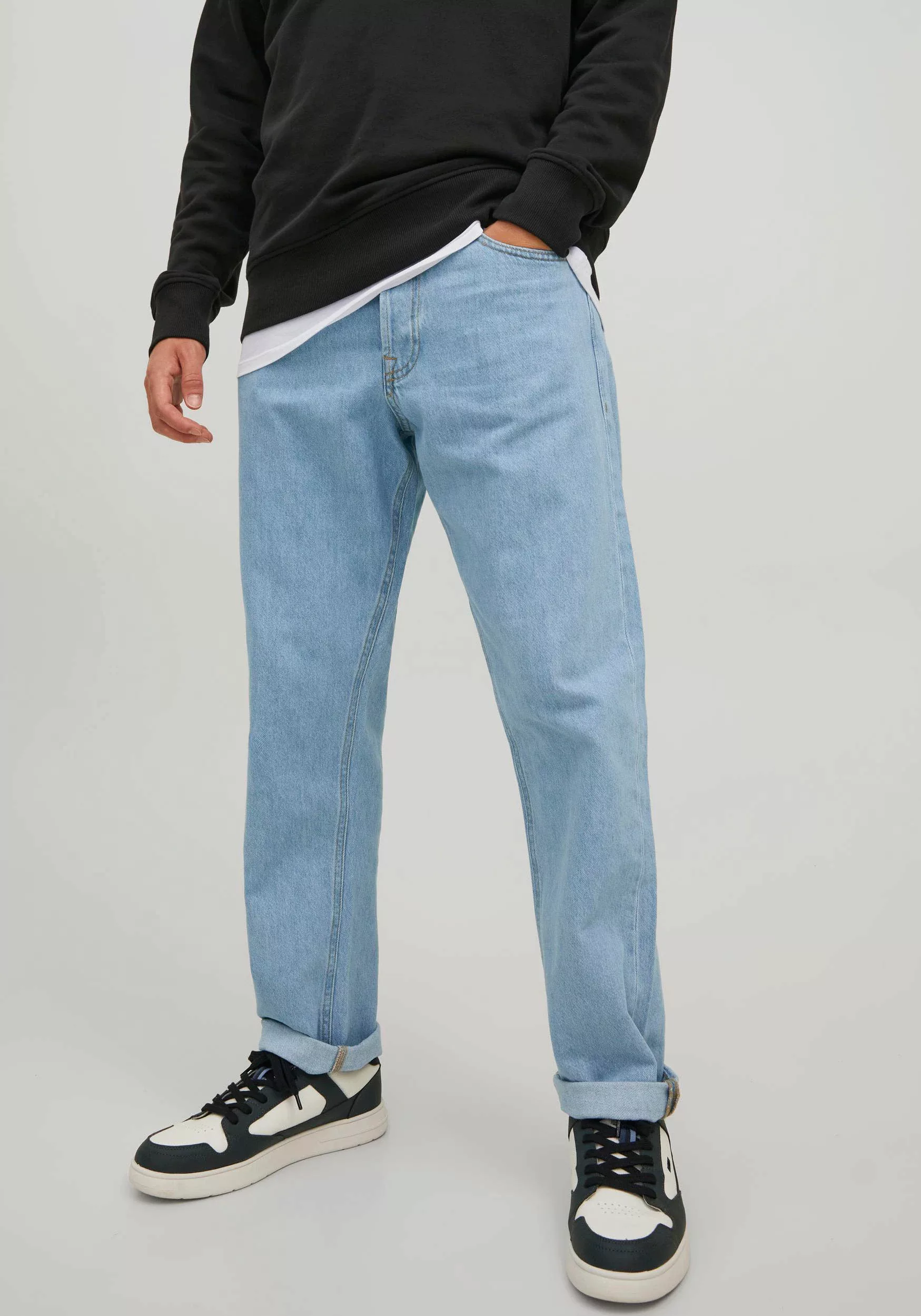 Jack & Jones Loose-fit-Jeans "JJICHRIS JJORIGINAL" günstig online kaufen