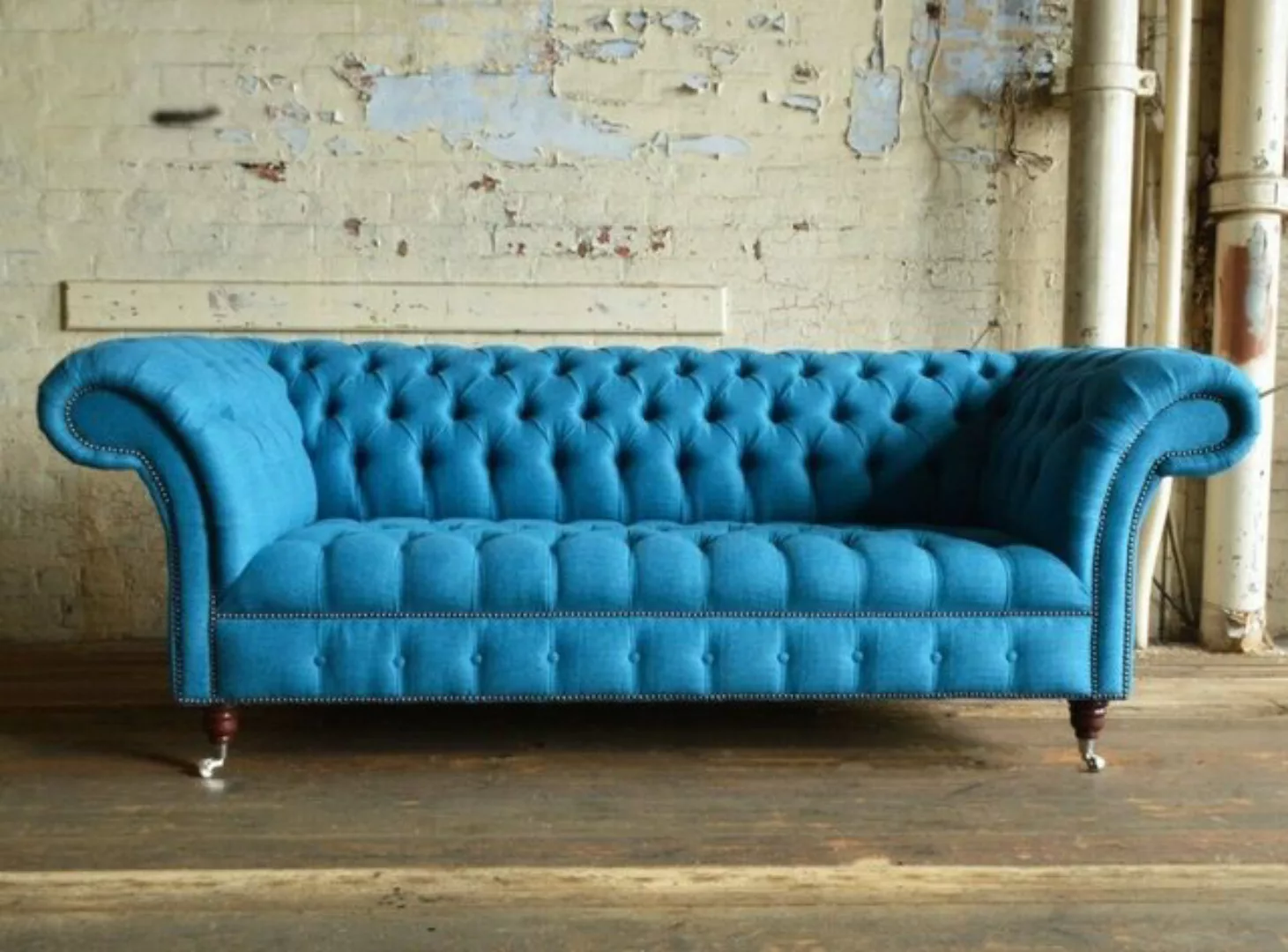 JVmoebel Chesterfield-Sofa, Chesterfield Design Luxus Polster Sofa Couch Si günstig online kaufen