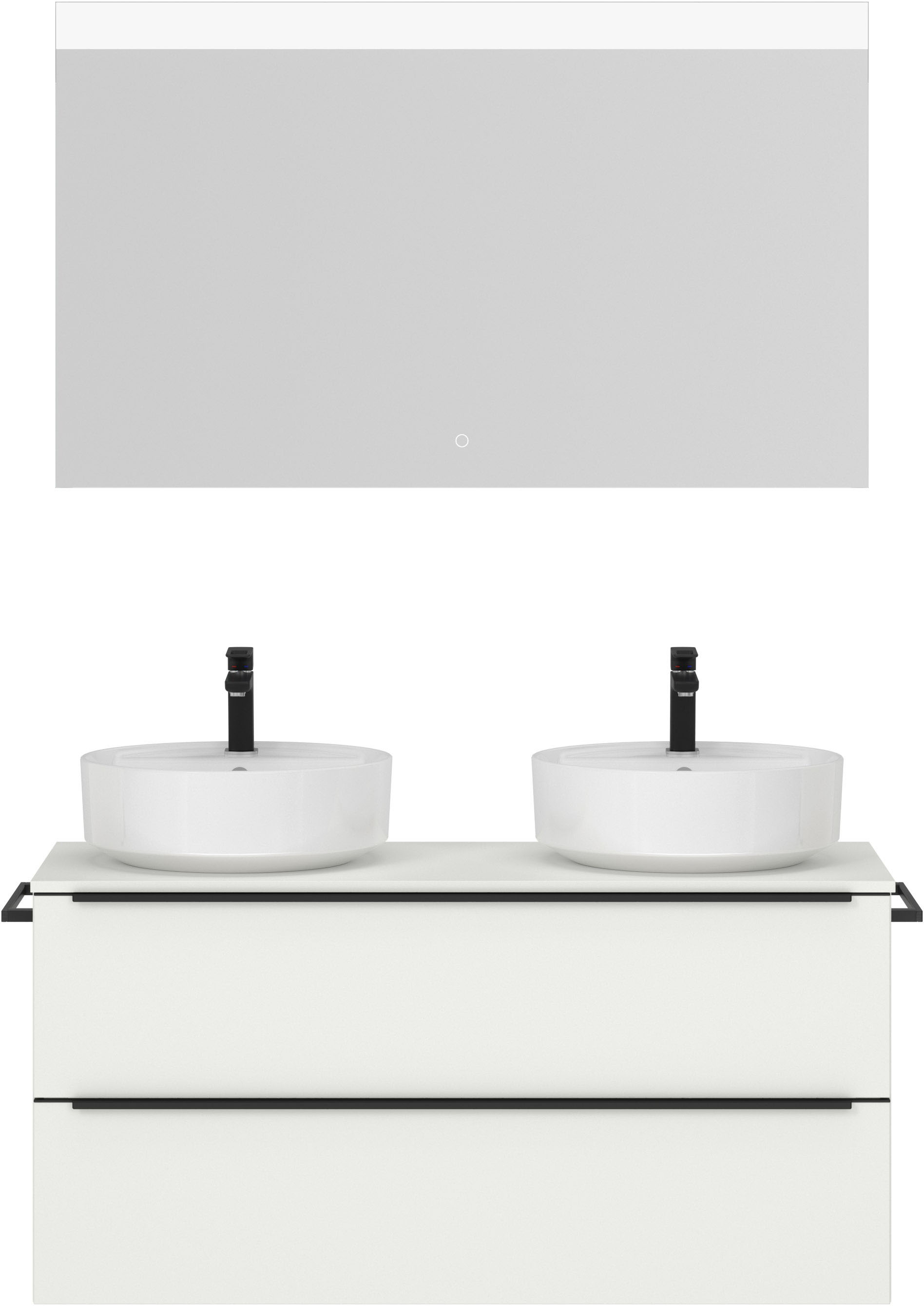 nobilia® Badmöbel-Set »Alvene«, (2 St., vormontiert, mit Soft-Close), inkl. günstig online kaufen