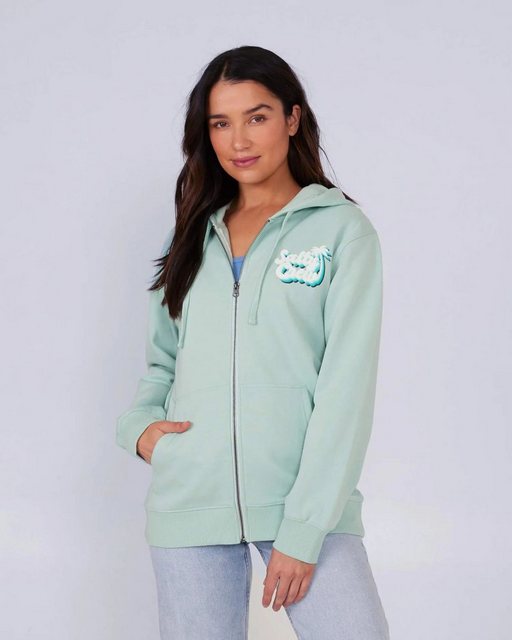 Salty Crew Hoodie Salty Crew Seventies Zip Hoody Jade günstig online kaufen