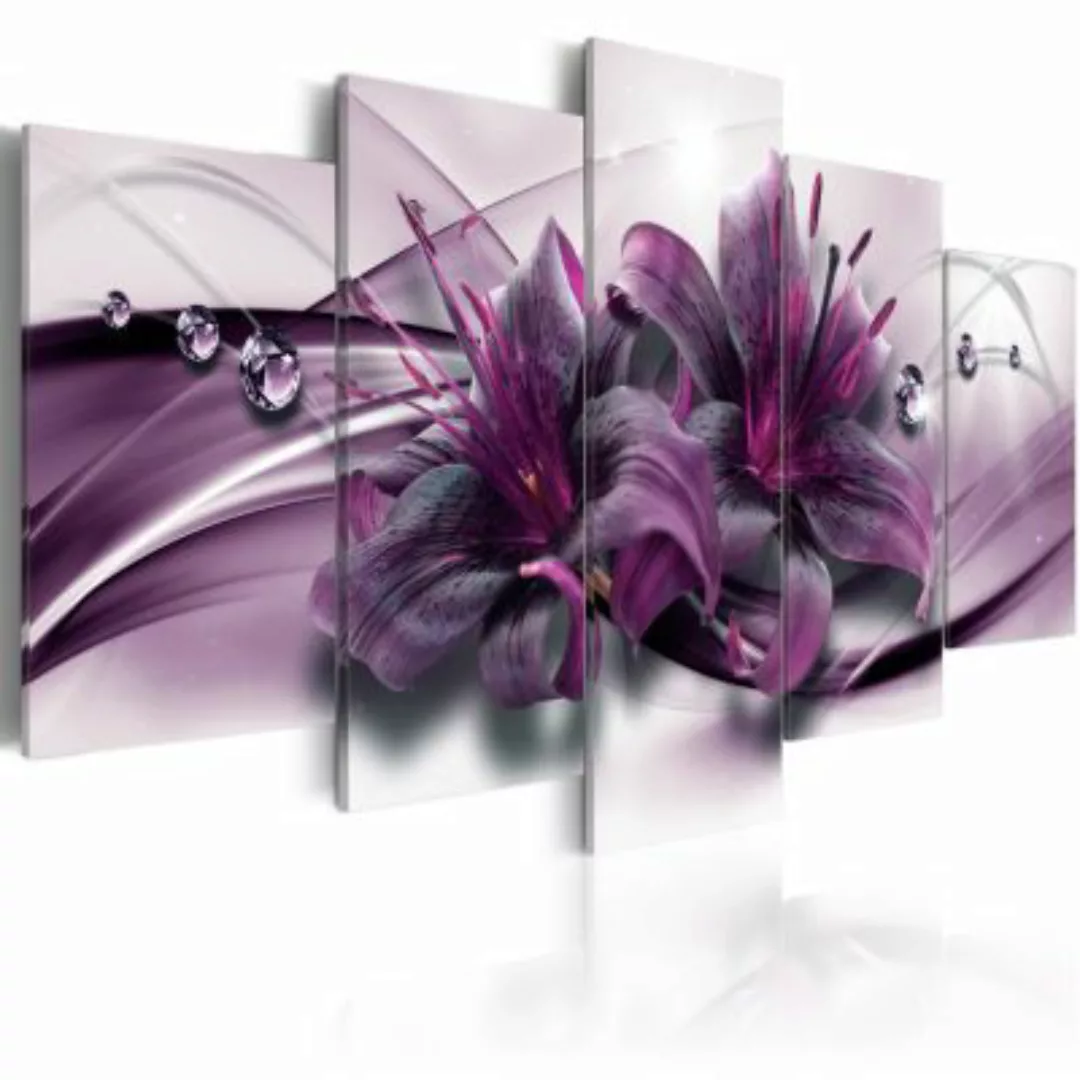 artgeist Wandbild Violet Lily mehrfarbig Gr. 200 x 100 günstig online kaufen