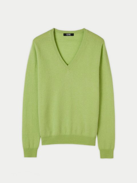 GOBI Cashmere V-Ausschnitt-Pullover Basic V-Ausschnitt Kaschmirpullover günstig online kaufen