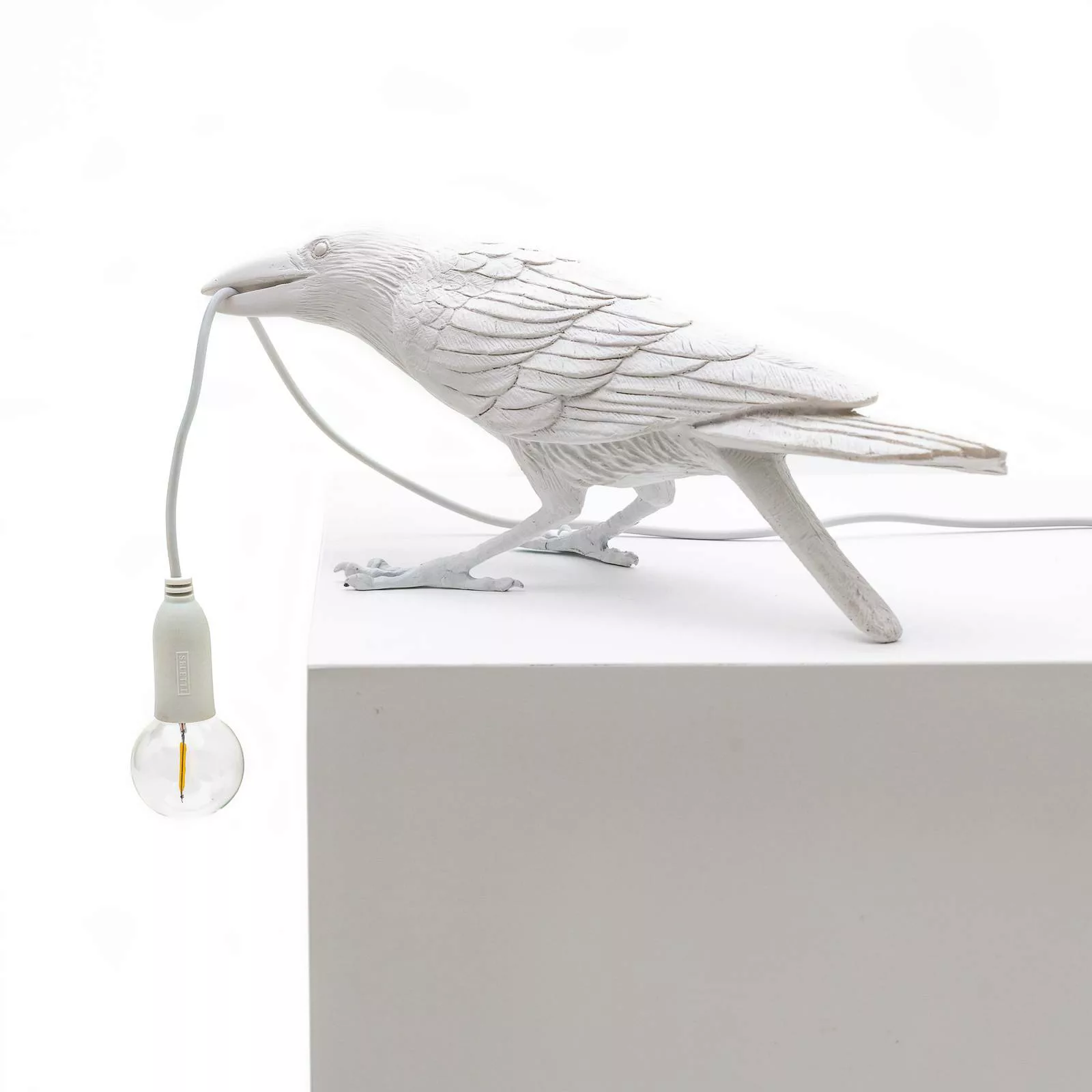 SELETTI Bird Lamp LED-Dekoleuchte, spielend, weiß günstig online kaufen