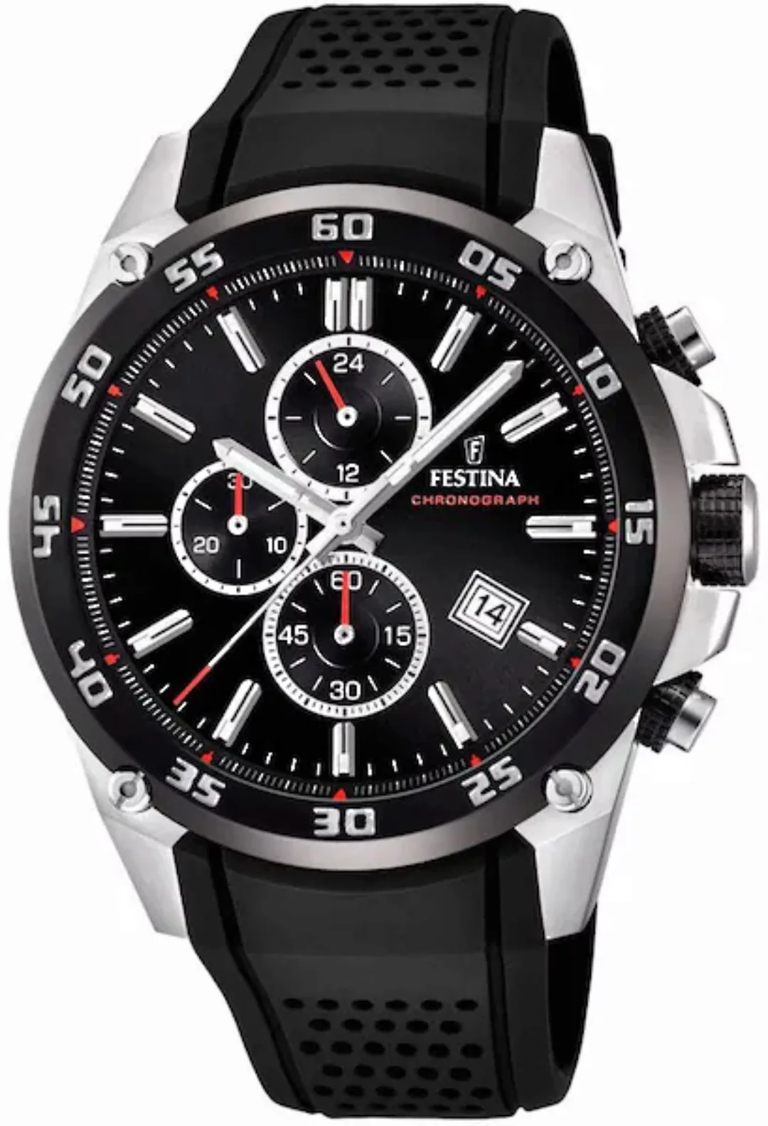 Festina Chronograph »F20330/5«, Armbanduhr, Quarzuhr, Herrenuhr, Stoppfunkt günstig online kaufen