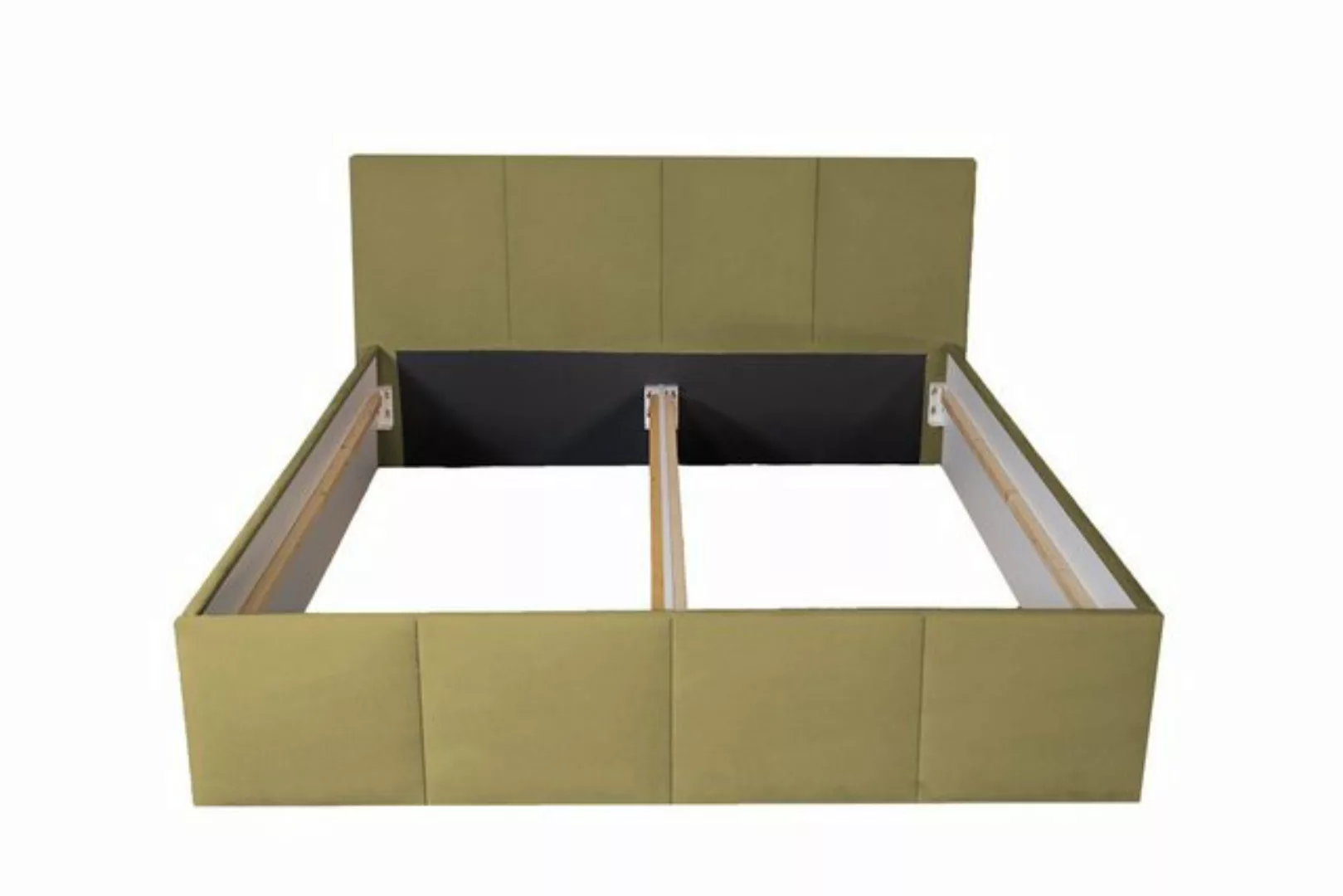 Halmon Schlafkomfort Betten Polsterbett Dalas, 100 cm höhe des Kopfteils, i günstig online kaufen