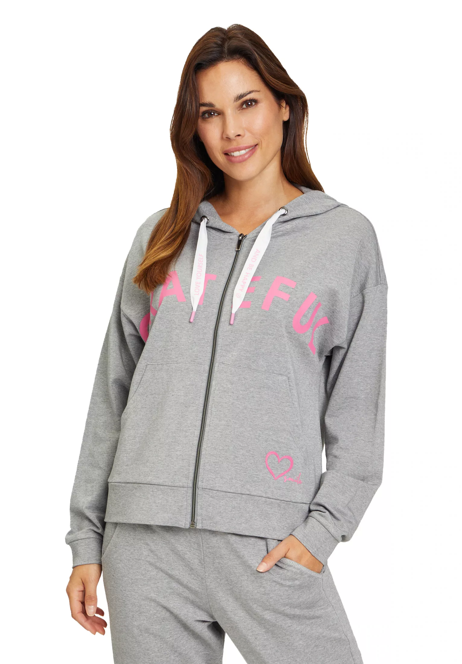 Betty Barclay Sweatjacke "Betty Barclay Sweatjacke mit Kapuze", Druck günstig online kaufen