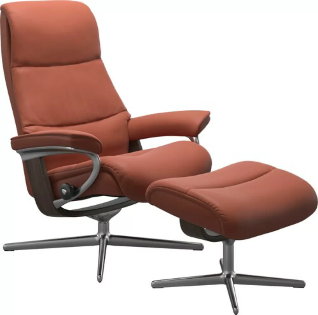 Stressless Fußhocker "View", mit Cross Base, Größe S, M & L, Holzakzent Wen günstig online kaufen