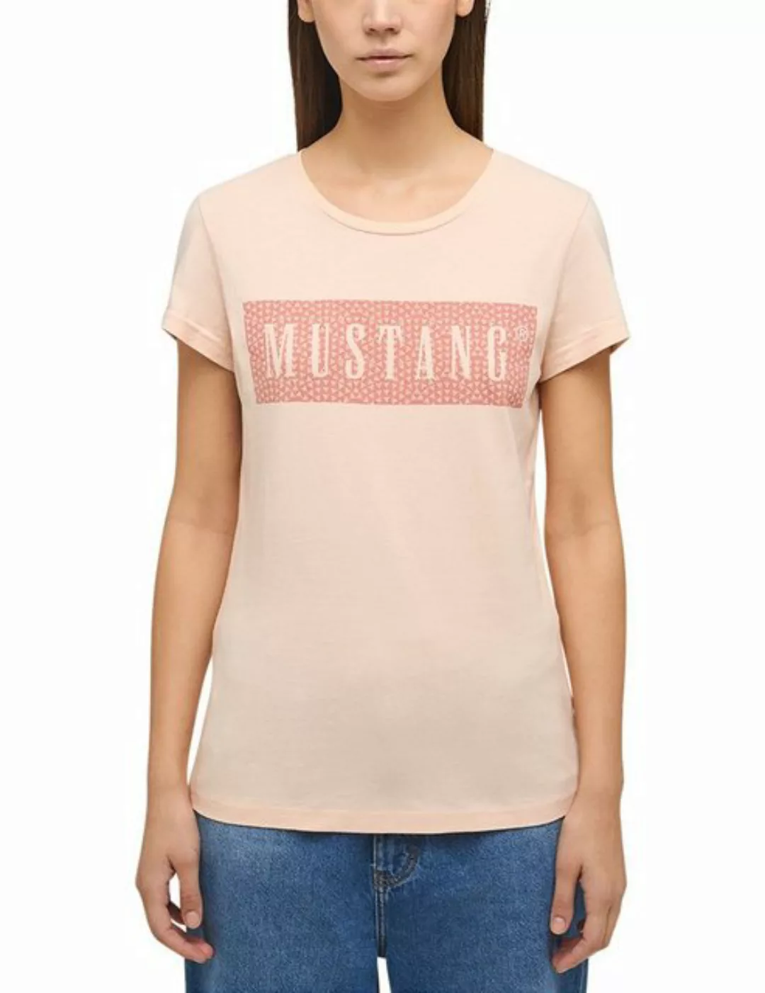 MUSTANG Kurzarmshirt Print-Shirt günstig online kaufen