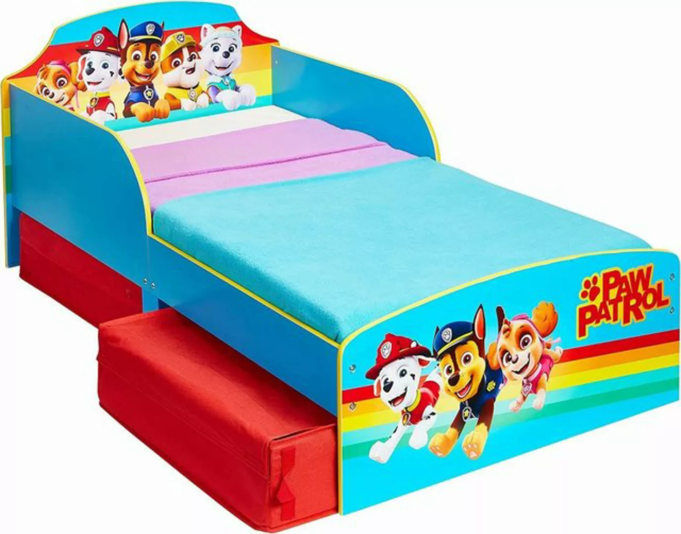 Moose Toys Kinderbett 70*140 cm Paw Patrol - inkl. 2 Schubladen inkl. Rost günstig online kaufen