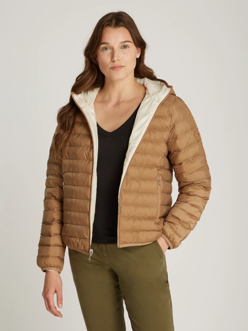 Tommy Hilfiger Steppjacke "REVERSIBLE LW PADDED JACKET", mit Kapuze, mit re günstig online kaufen