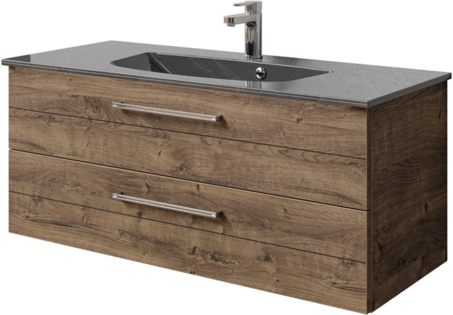 Saphir Waschtisch »Serie 6025 Mineralmarmor-Waschtisch mit Unterschrank, 11 günstig online kaufen