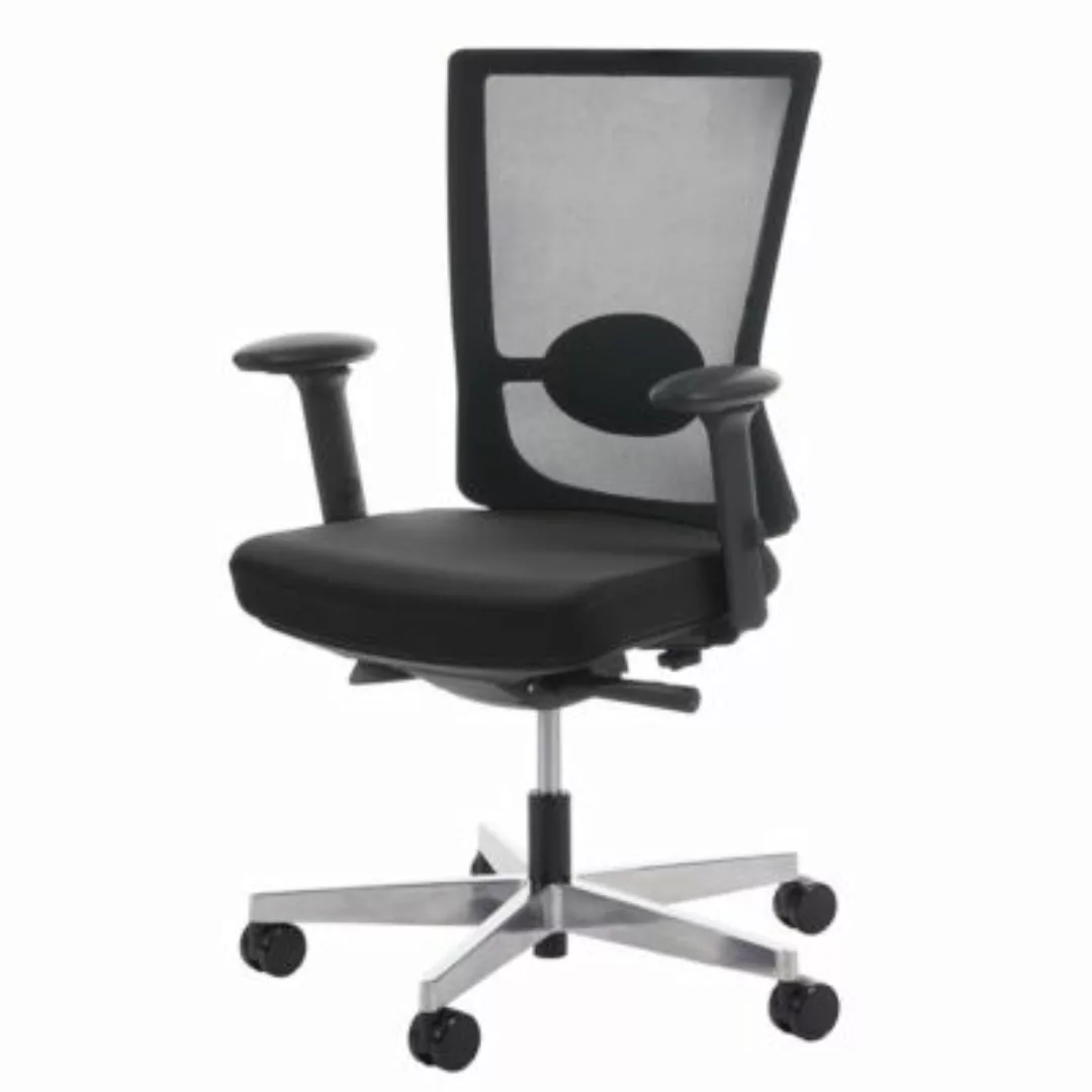 HWC Mendler Bürostuhl ergonomisch schwarz günstig online kaufen