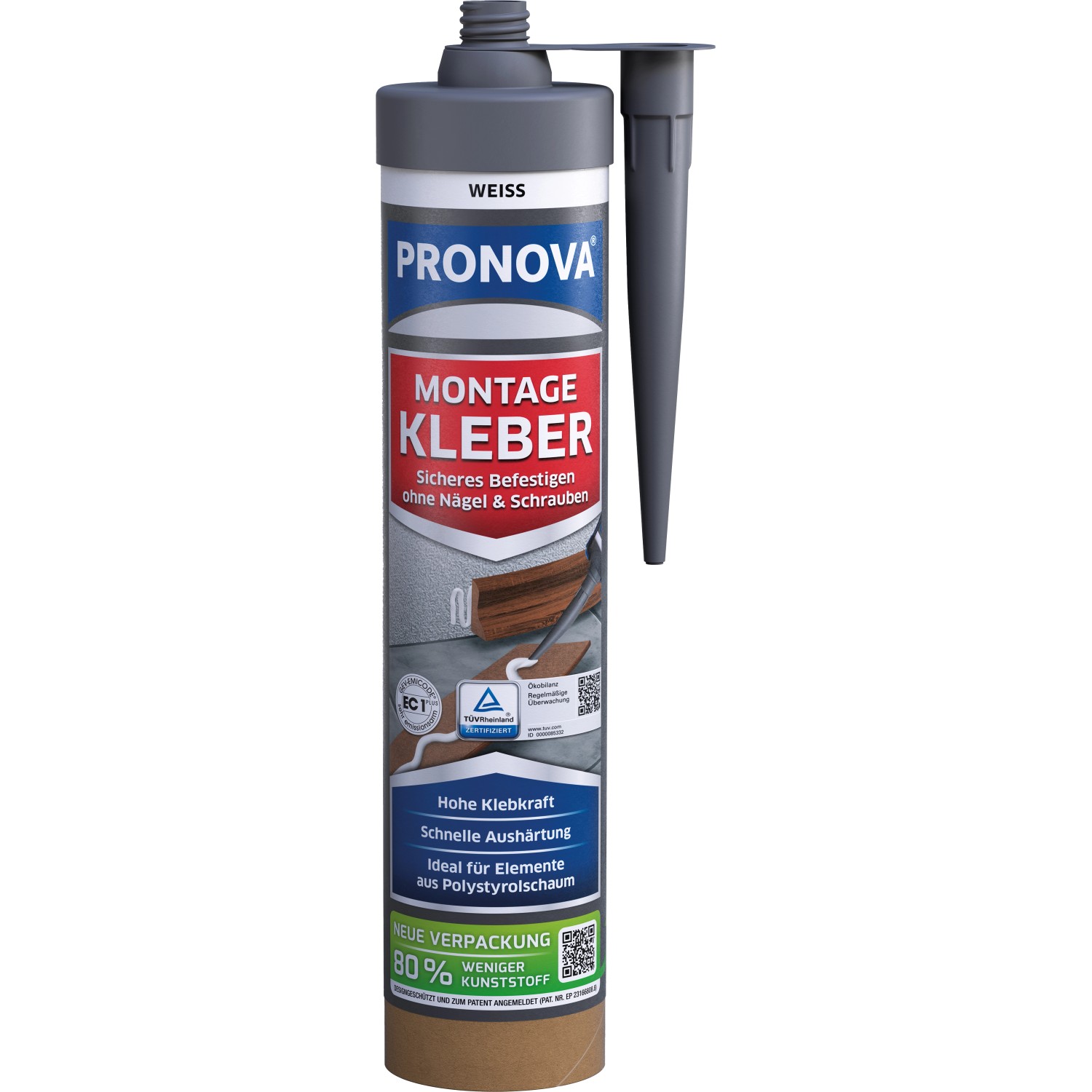 Pronova Montage-Kleber Eco 405 g Weiß günstig online kaufen