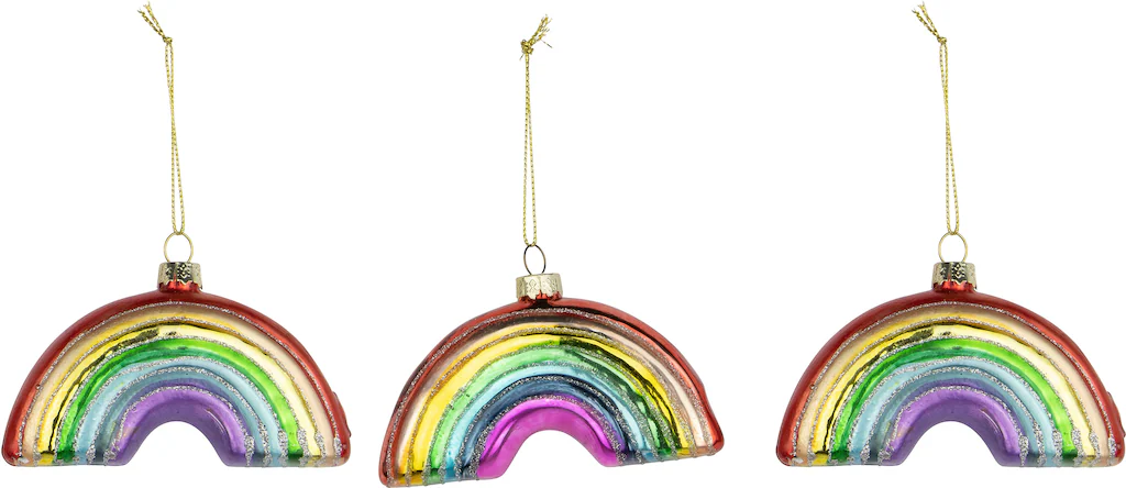 Leonique Christbaumschmuck "Regenbogen Whitlee, Weihnachtsbaumkugel aus Gla günstig online kaufen