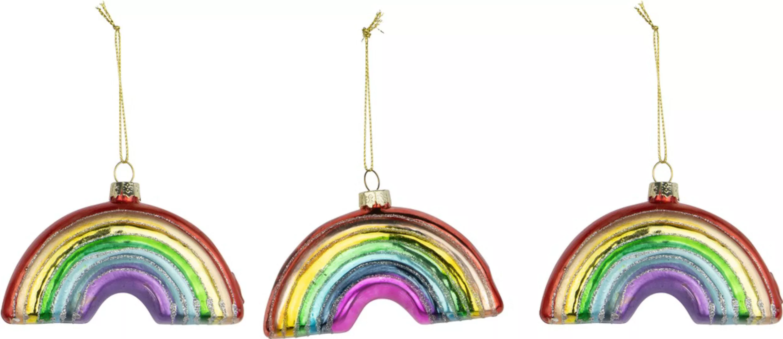 Leonique Christbaumschmuck "Regenbogen Whitlee, Weihnachtsbaumkugel aus Gla günstig online kaufen