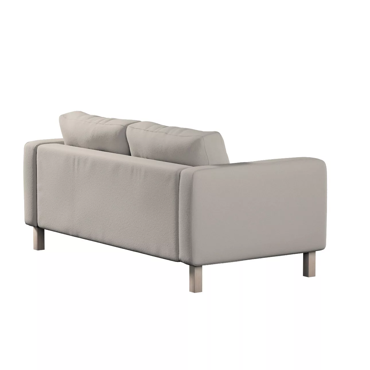 Bezug für Karlstad 2-Sitzer Sofa nicht ausklappbar, hellbeige, Sofahusse, K günstig online kaufen