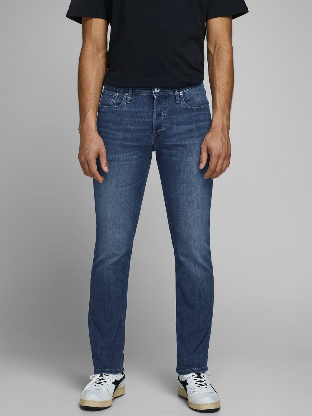 Jack & Jones Herren Jeans JJIGLENN JJORIGINAL AM 814 - Slim Fit - Blau - Bl günstig online kaufen