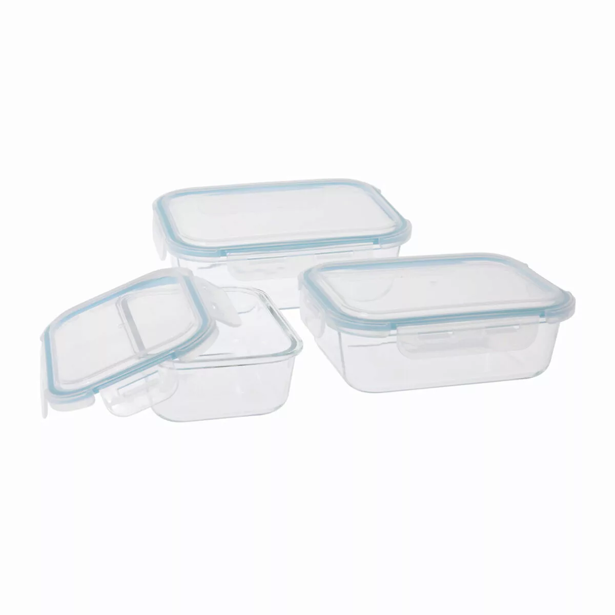 Lunchbox-set Glas Polypropylen 3 Stücke günstig online kaufen