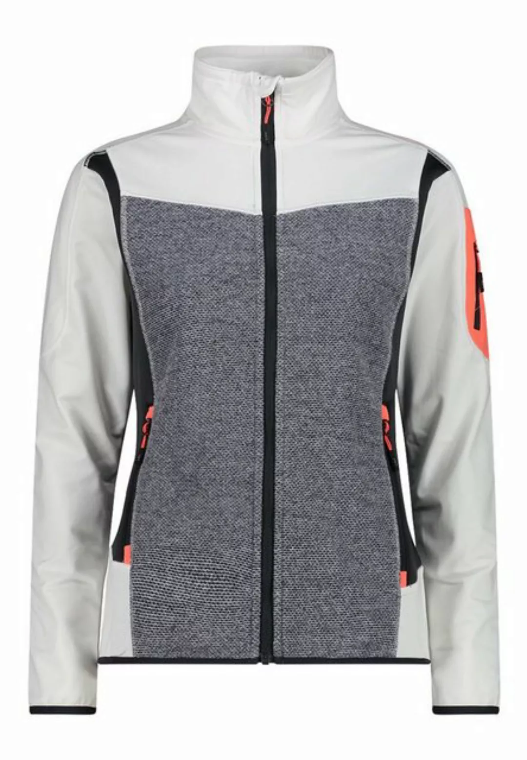 CMP Strickfleecejacke CMP Damen Hybridjacke Knit Tech Fleece und Stretch günstig online kaufen