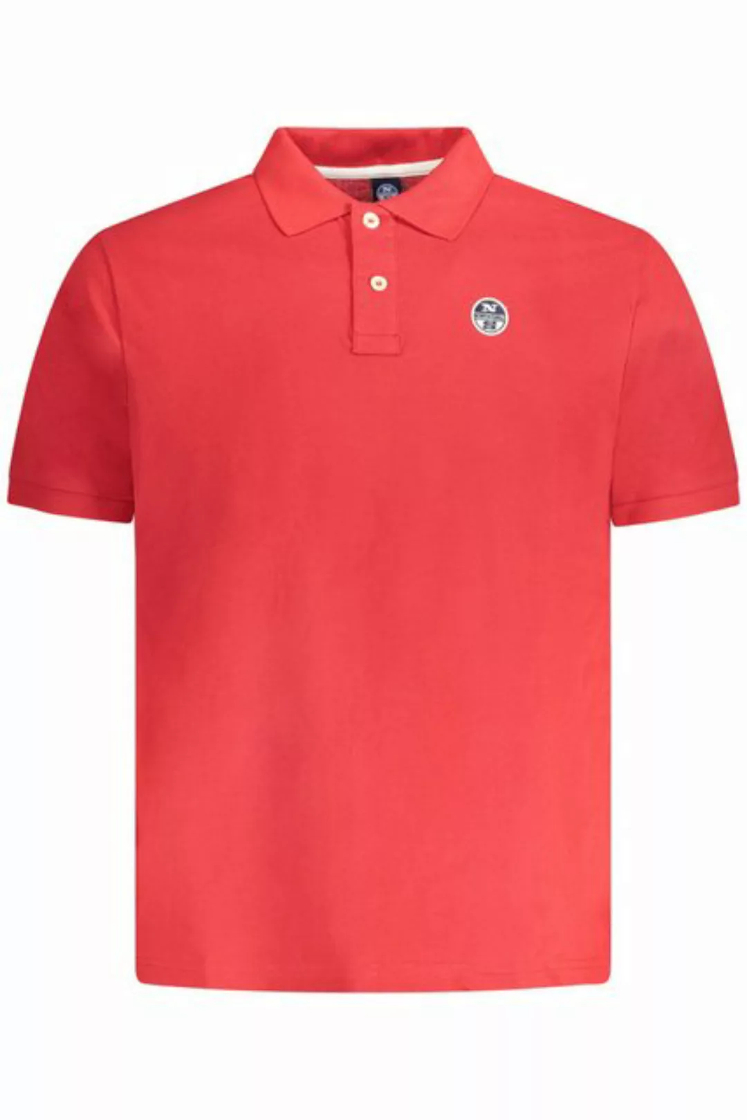 North Sails Poloshirt Herren Kurzarm-Poloshirt in Rot mit günstig online kaufen