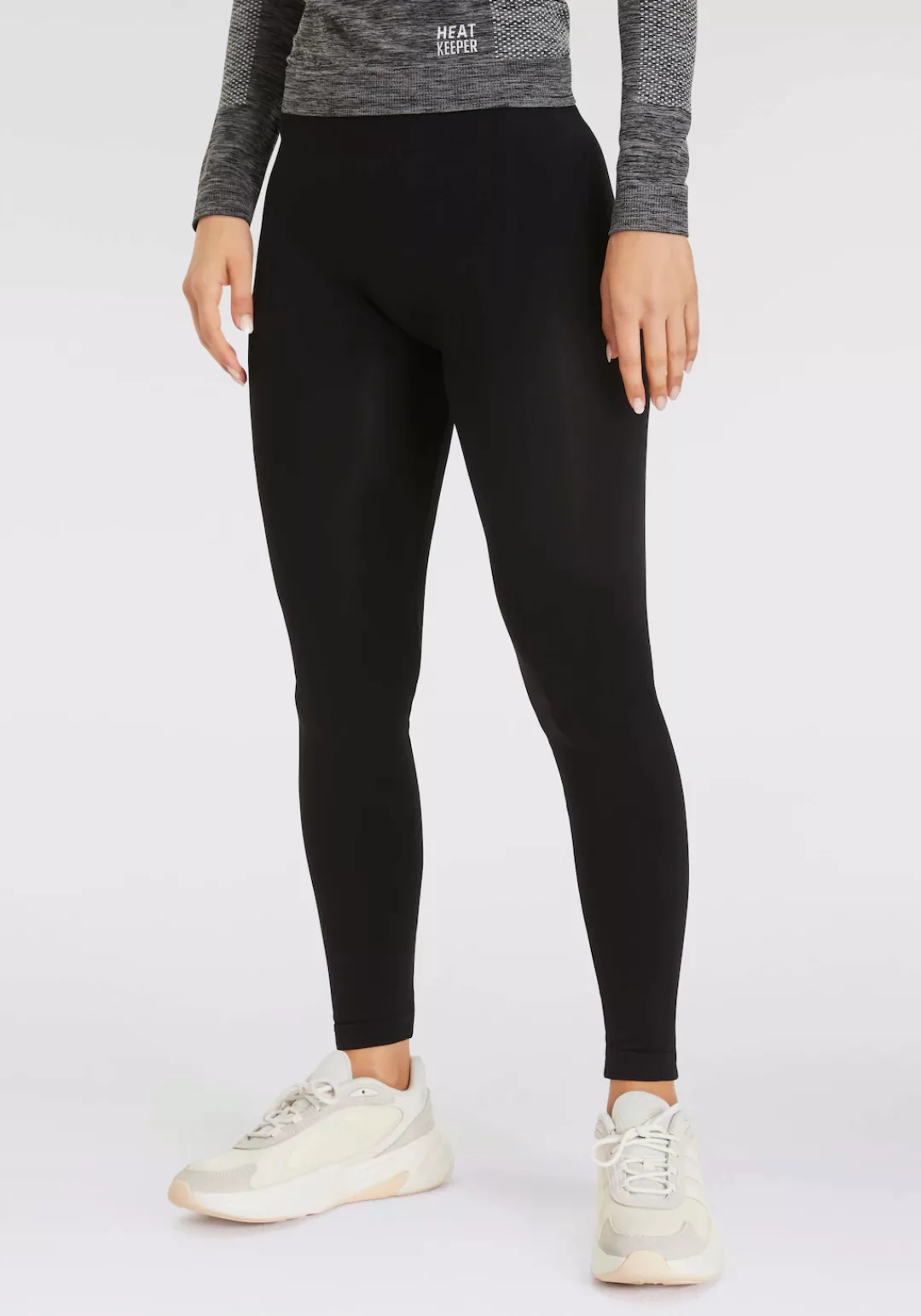 Sarlini Leggings, (2er Pack), blickdicht und mit hohem Bund günstig online kaufen